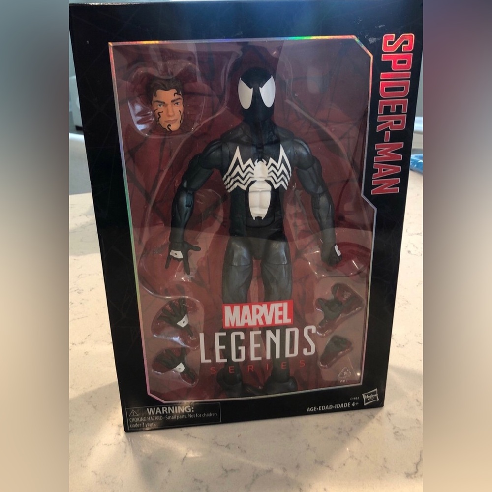 Marvel Spider-Man Black and White Action Figure